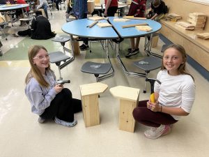 BKW Elementary School students getting involved in building their own toolbox with help from GNH Lumber & Home.