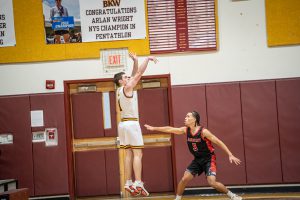 BKW junior Dayne Coates playing in a scrimmage against Albany Academy on Saturday, Nov. 30.